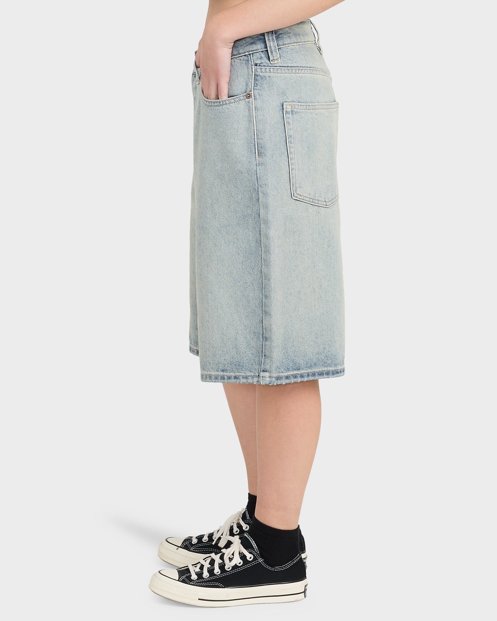 Womens 365 Wide Denim Shorts