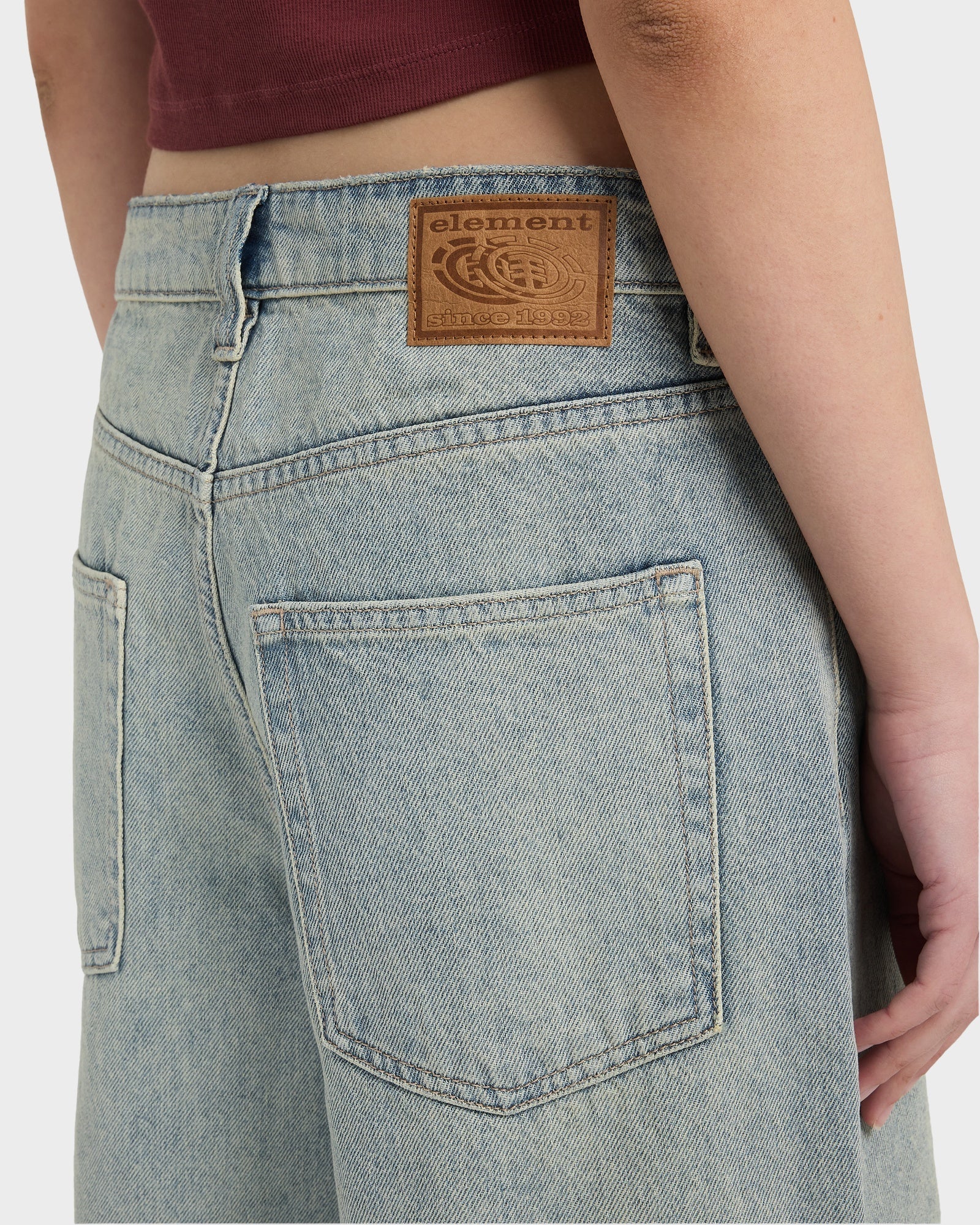 Womens 365 Wide Denim Shorts