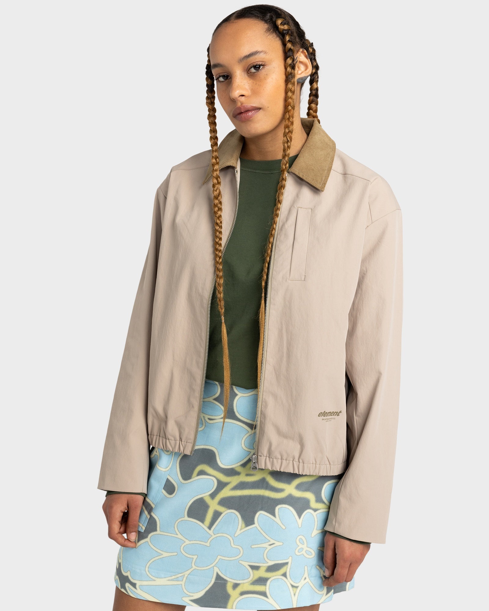 Womens Stand Casual Jacket