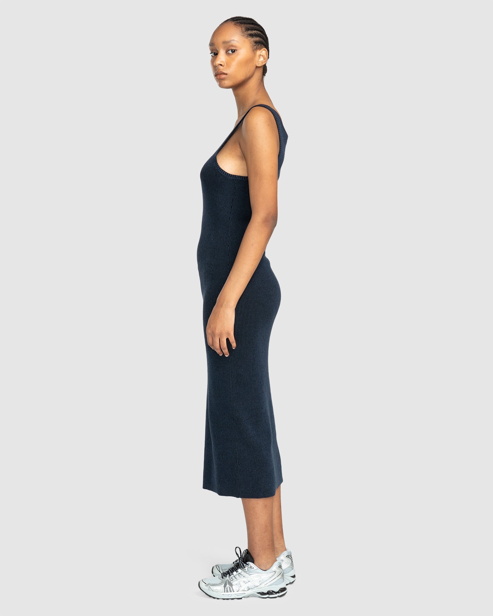 Womens Plisse Dress