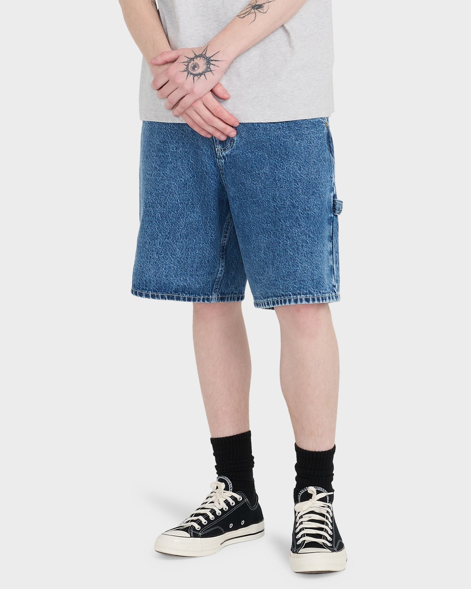 Mens Big Carpenter Denim Shorts