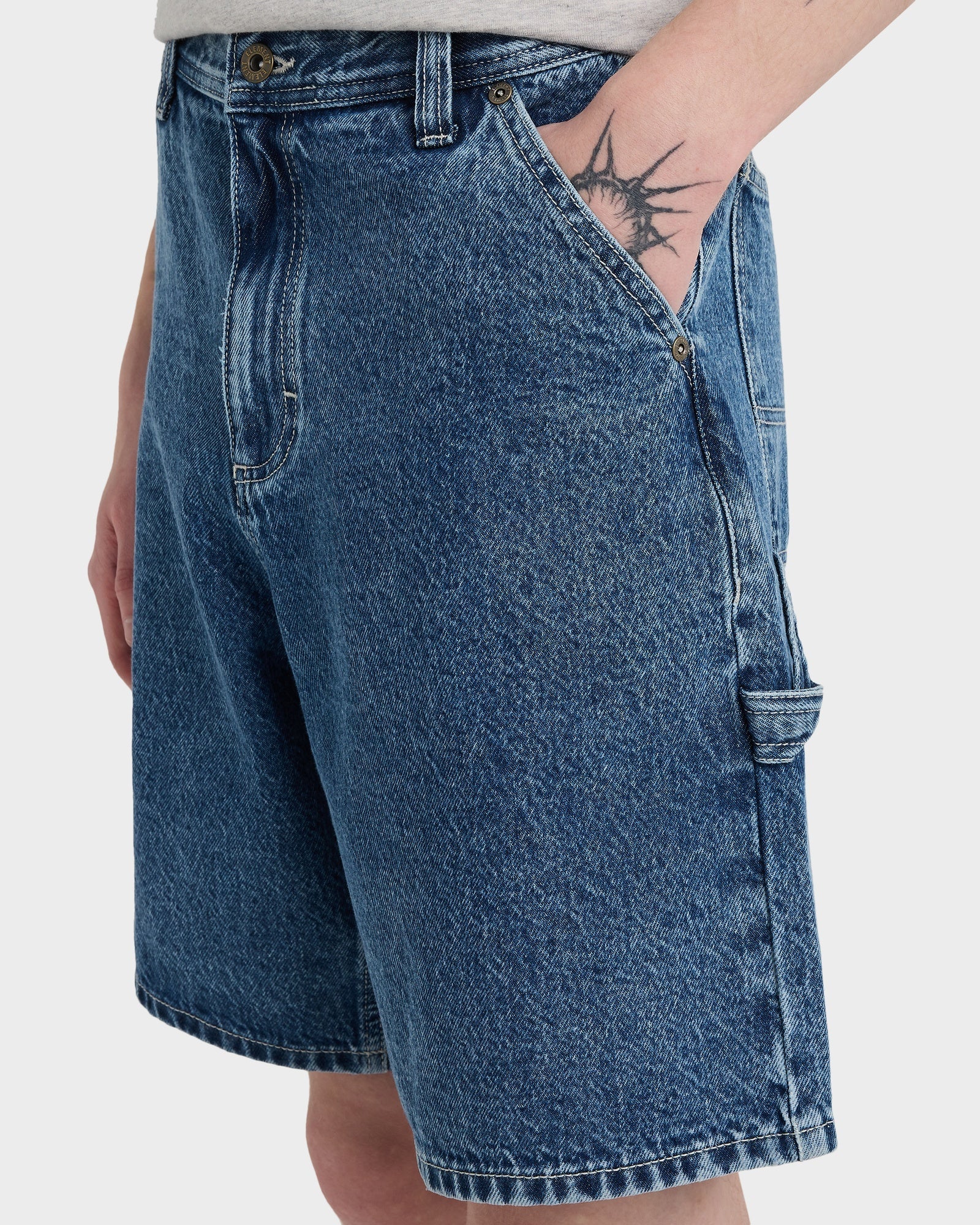 Mens Big Carpenter Denim Shorts