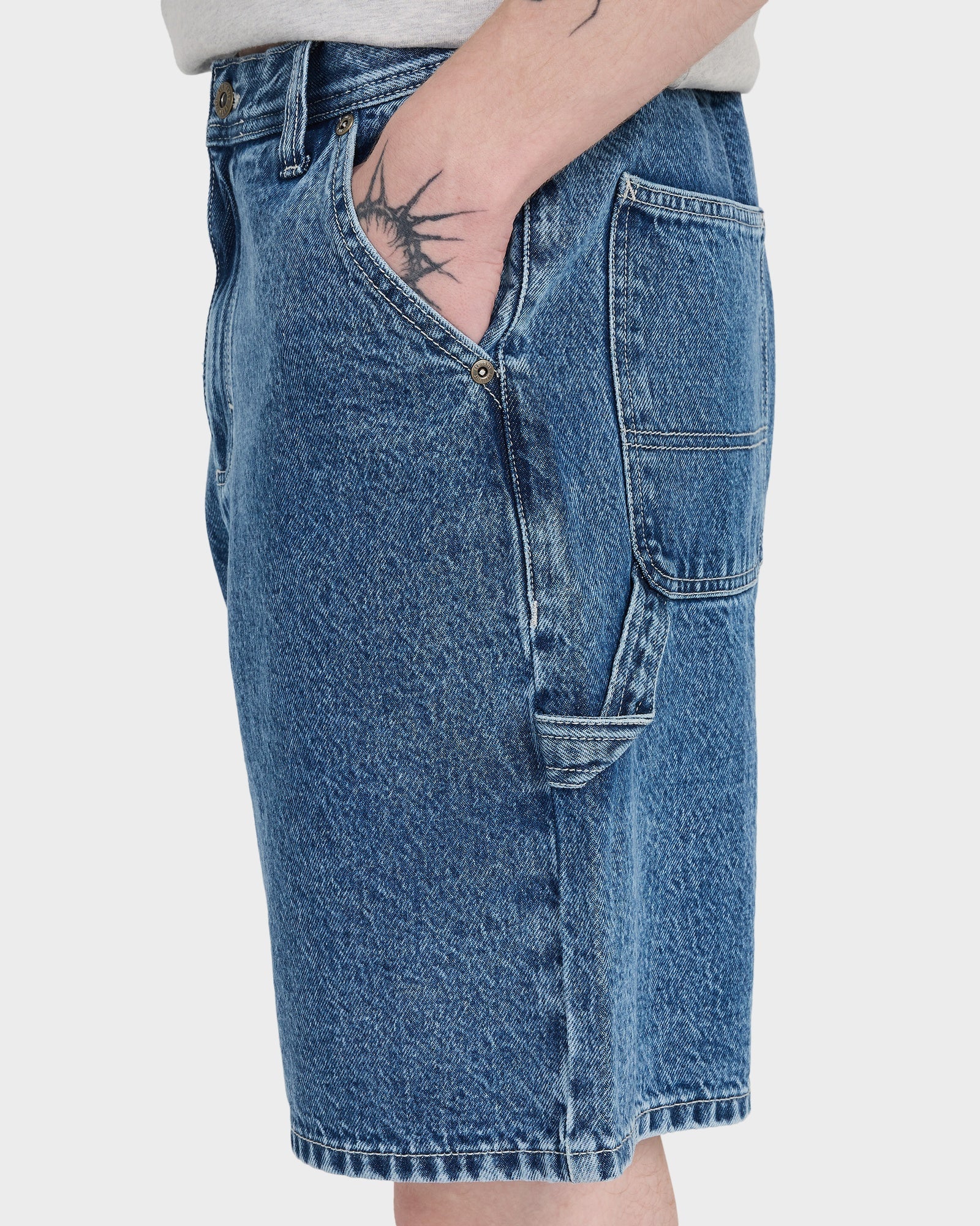 Mens Big Carpenter Denim Shorts