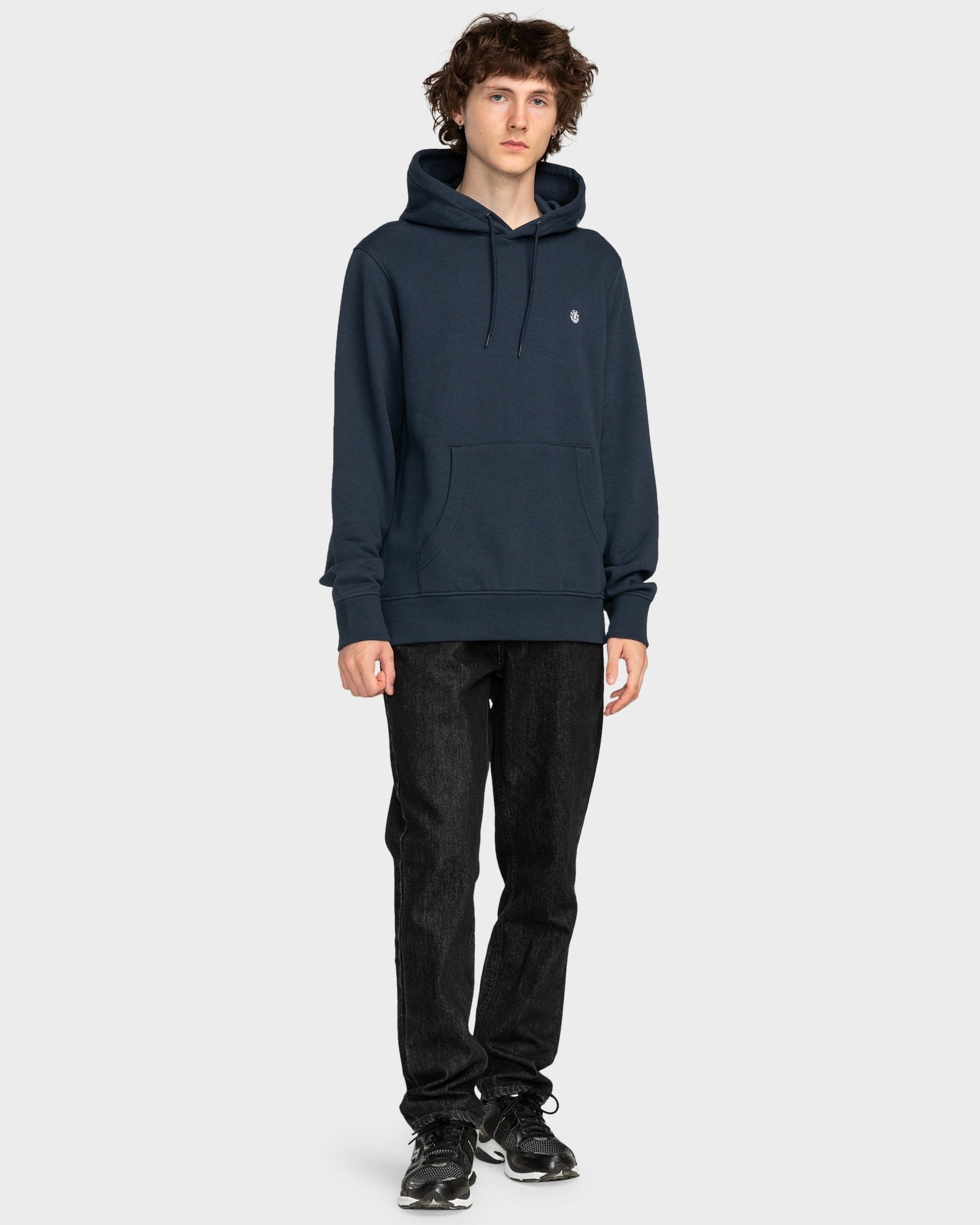 Mens Icon Embroidery Pullover Hoodie