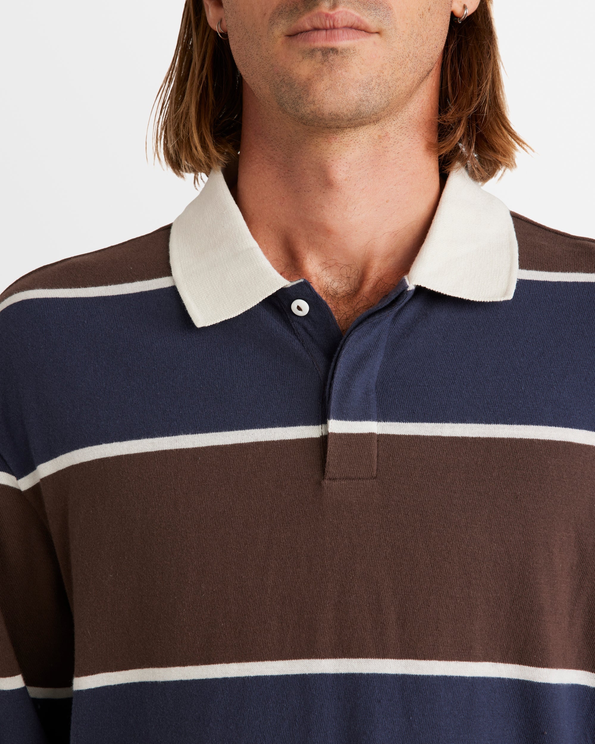 Mens Splengler Long Sleeve Polo Shirt