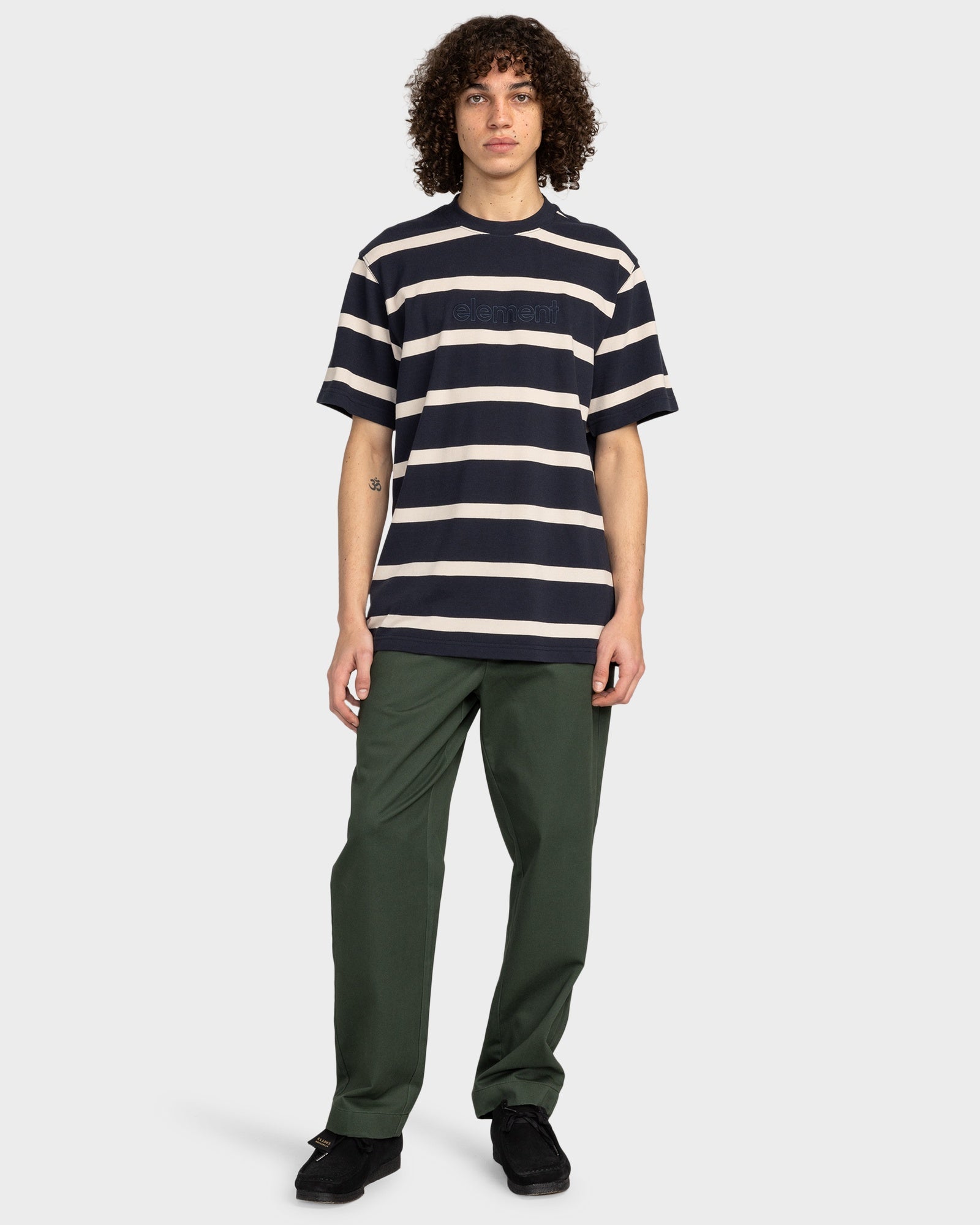 Mens Yacht Club Stripped T-Shirt