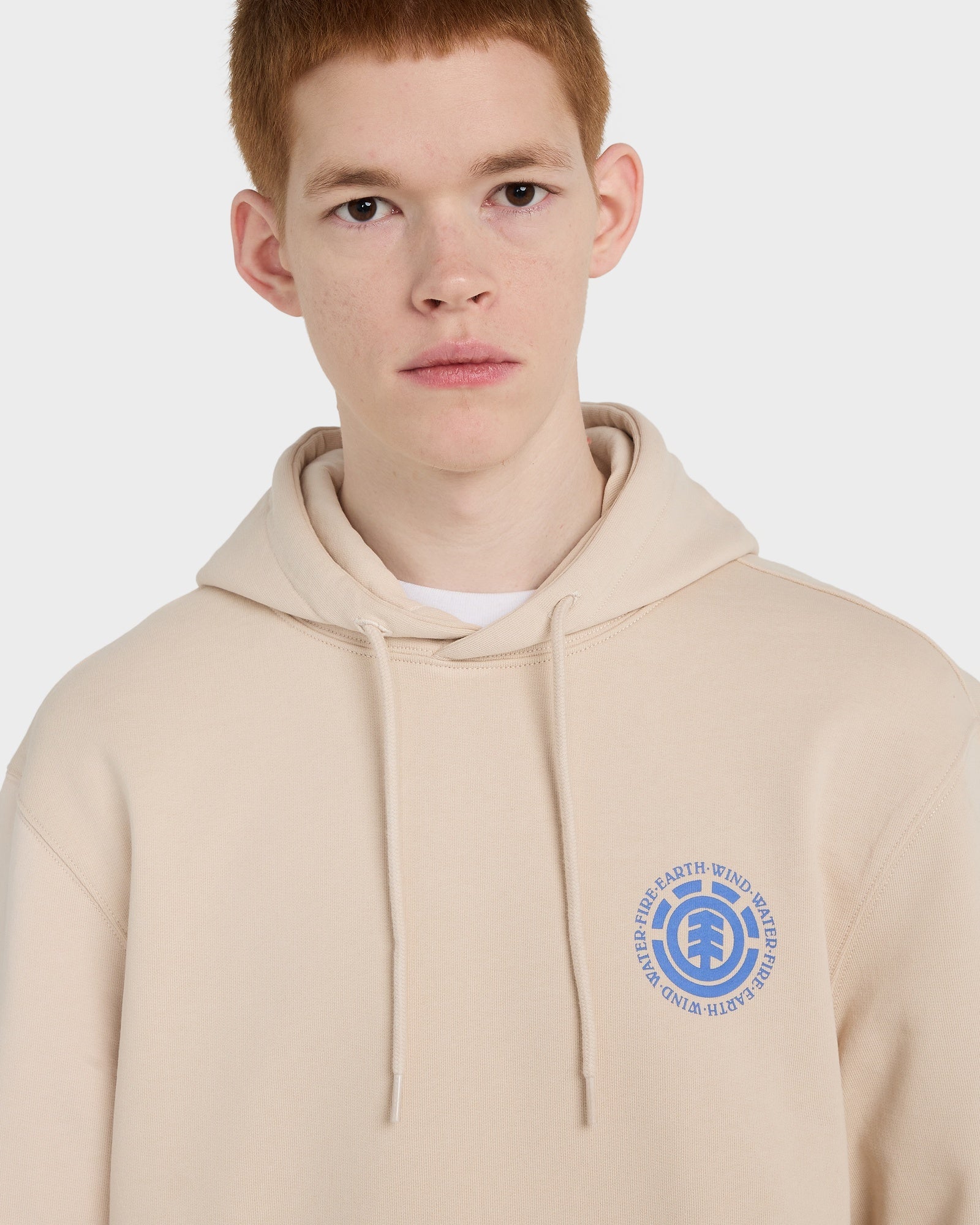 Mens Seal Back Print Pullover Hoodie