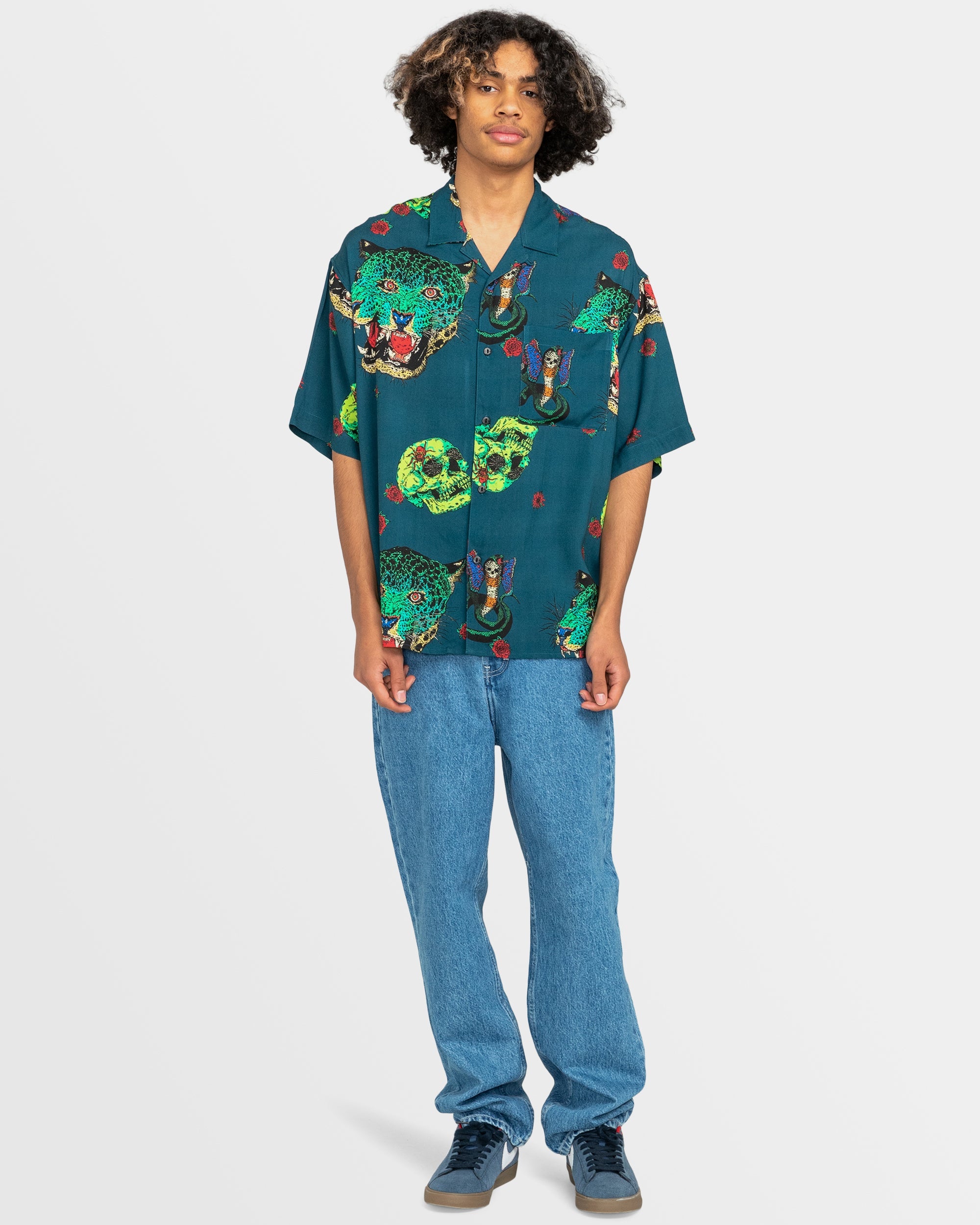 Mens Hirotton Resort Short Sleeve Shirt