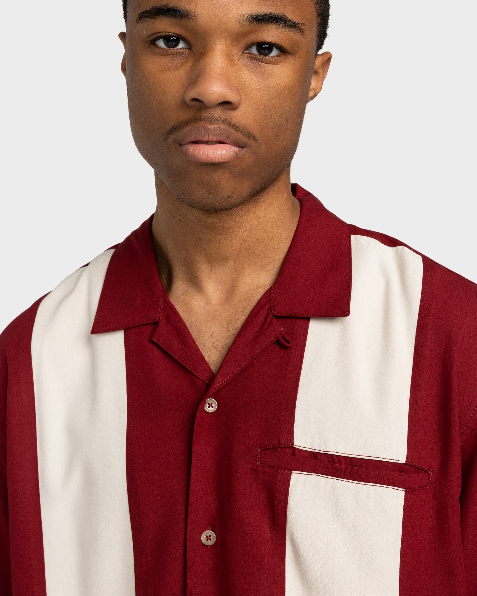 Mens Bowling Short Sleeve Shirt