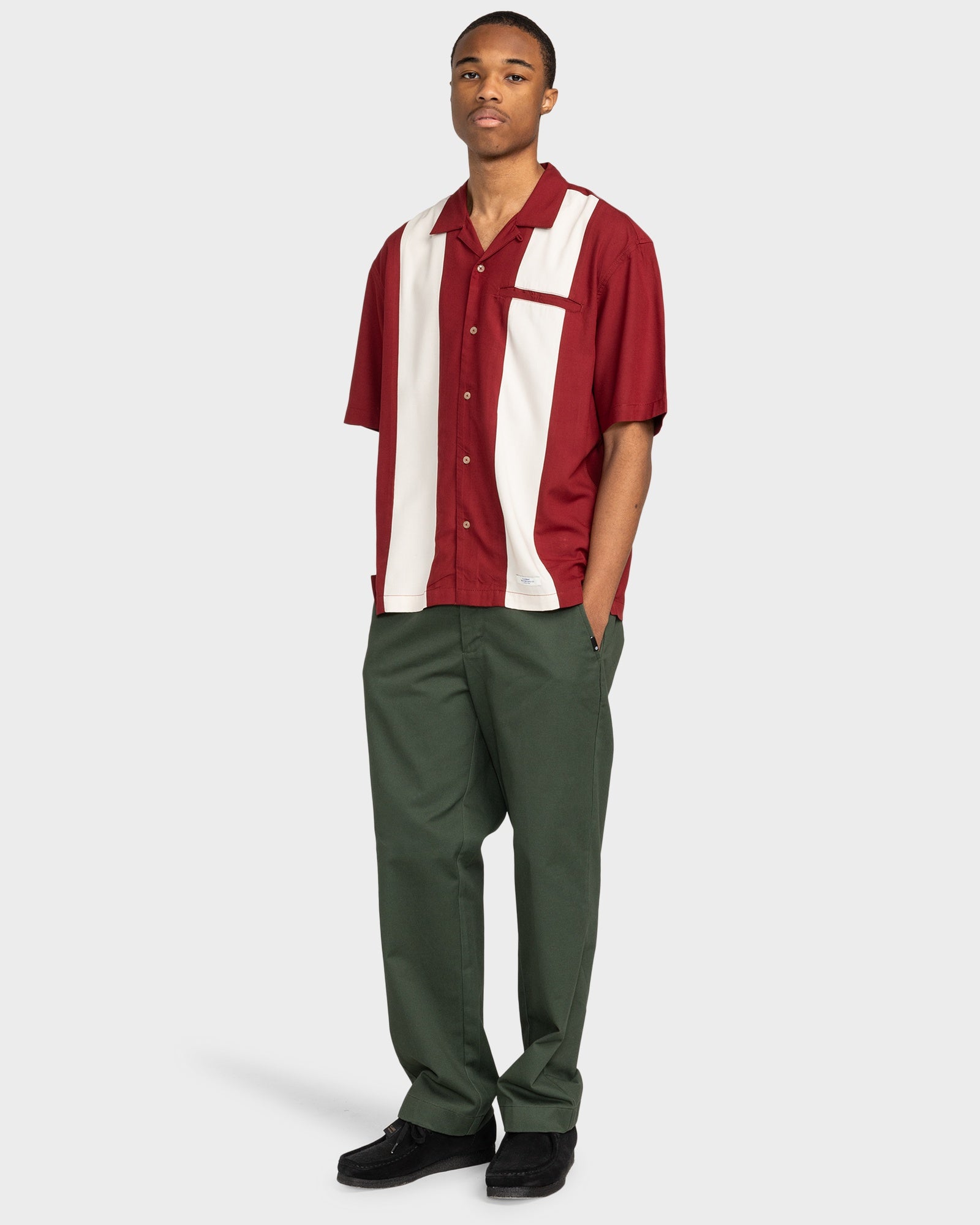 Mens Bowling Short Sleeve Shirt