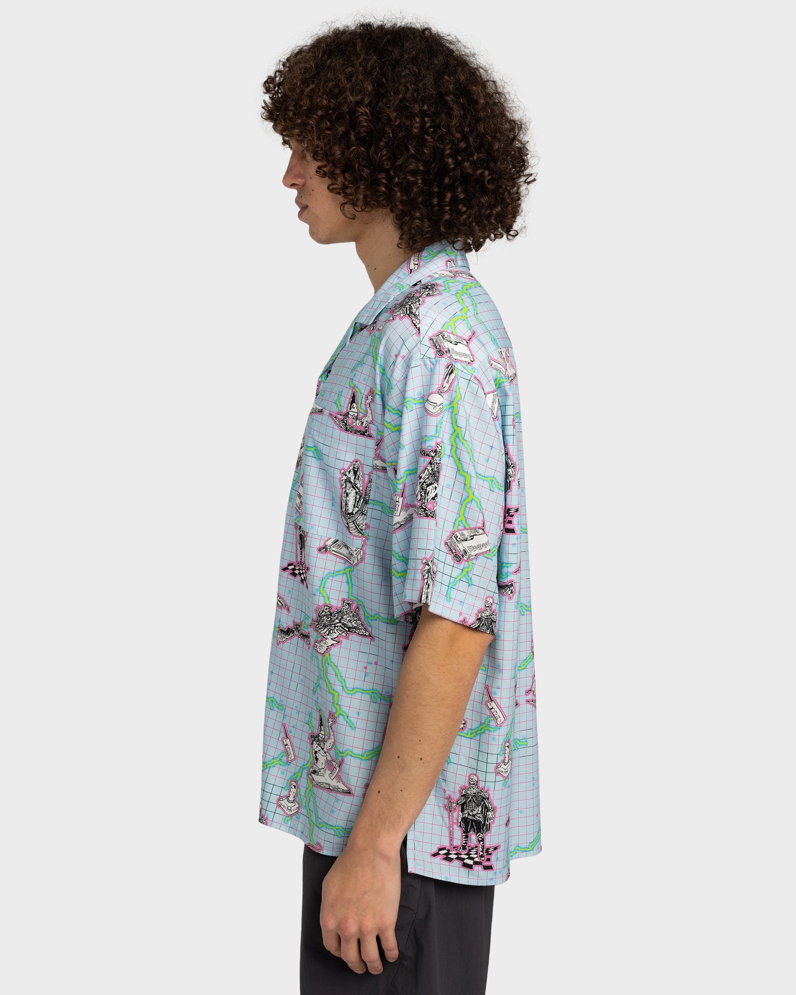 Mens FFNC Lightning Resort Short Sleeve Shirt