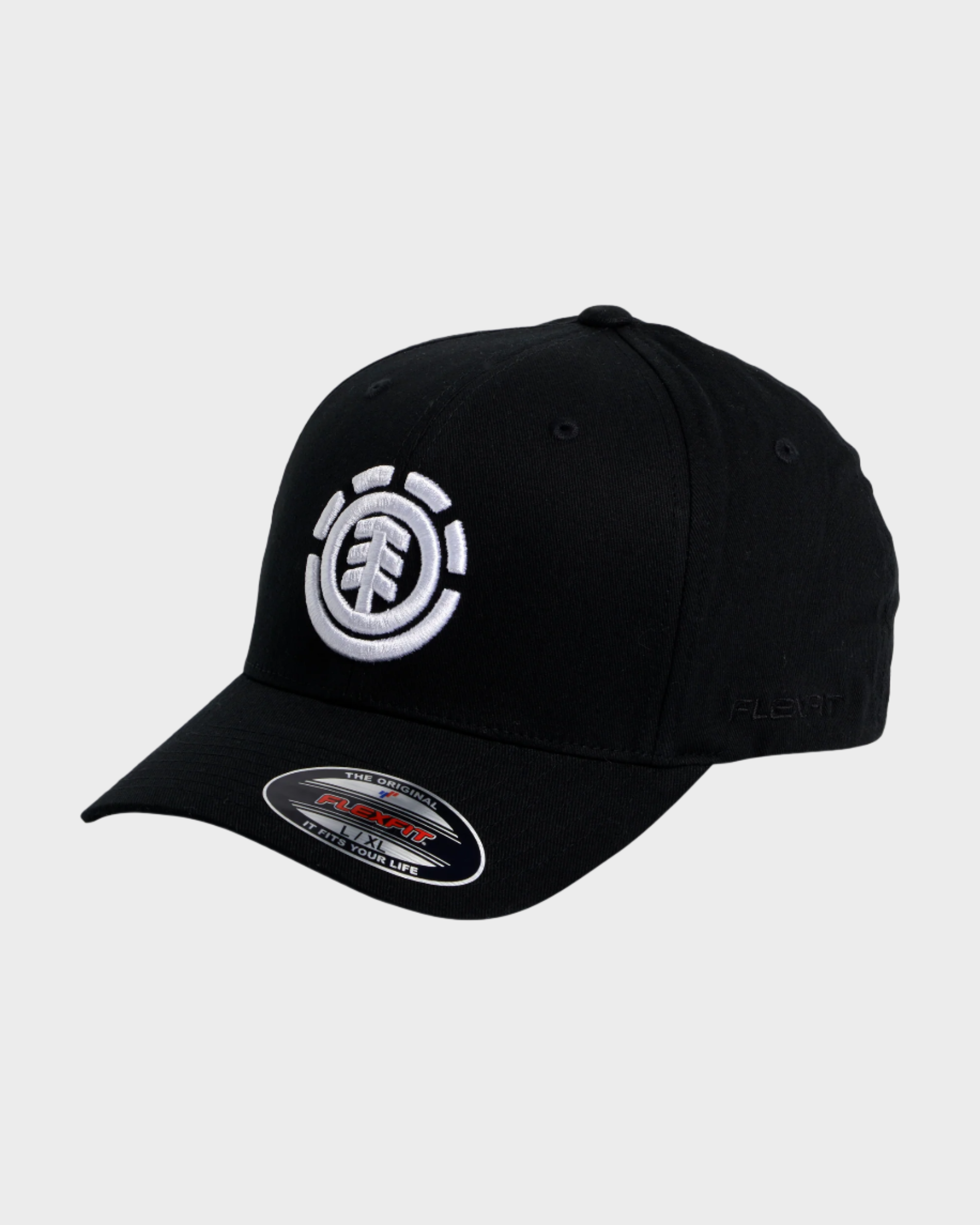 Mens Tree Flexfit Hat FLINT BLACK S-M Element Brand