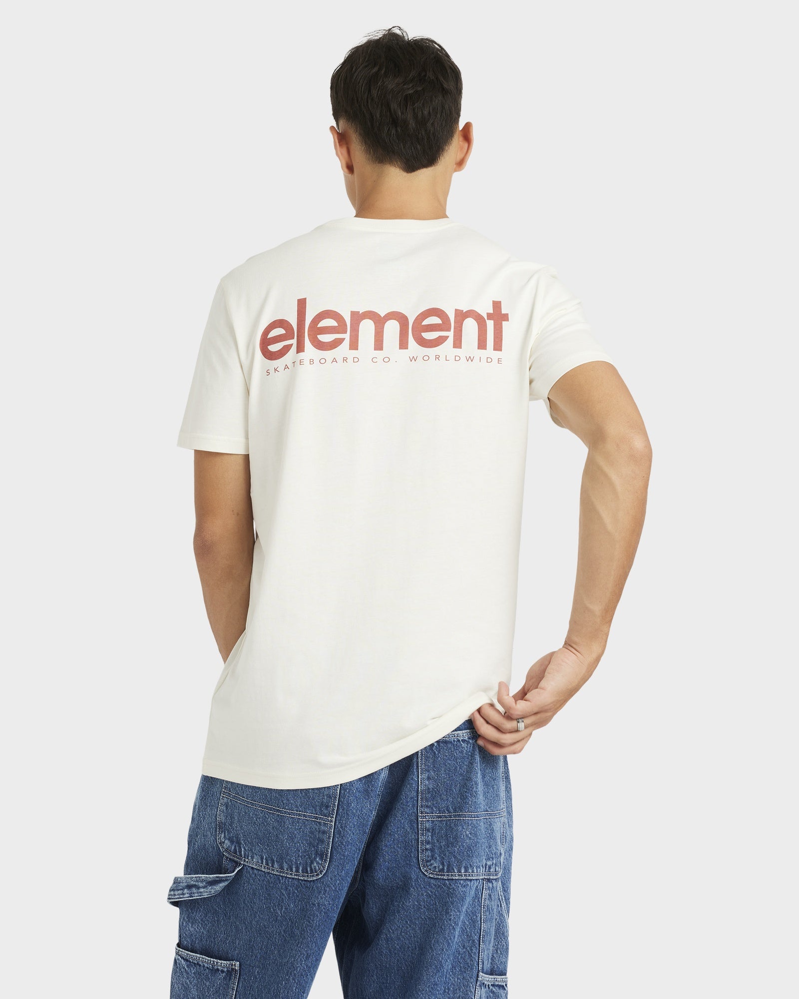 Mens Lowcase Back Print T-Shirt