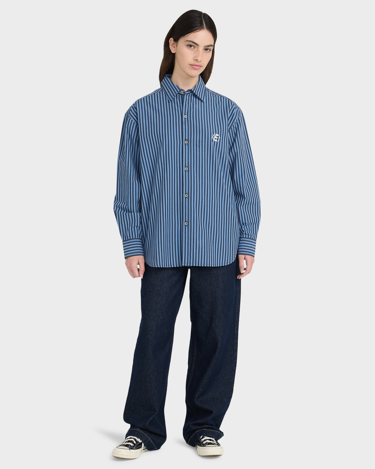 Womens Classic Boyfriend Long Sleeve Shirt