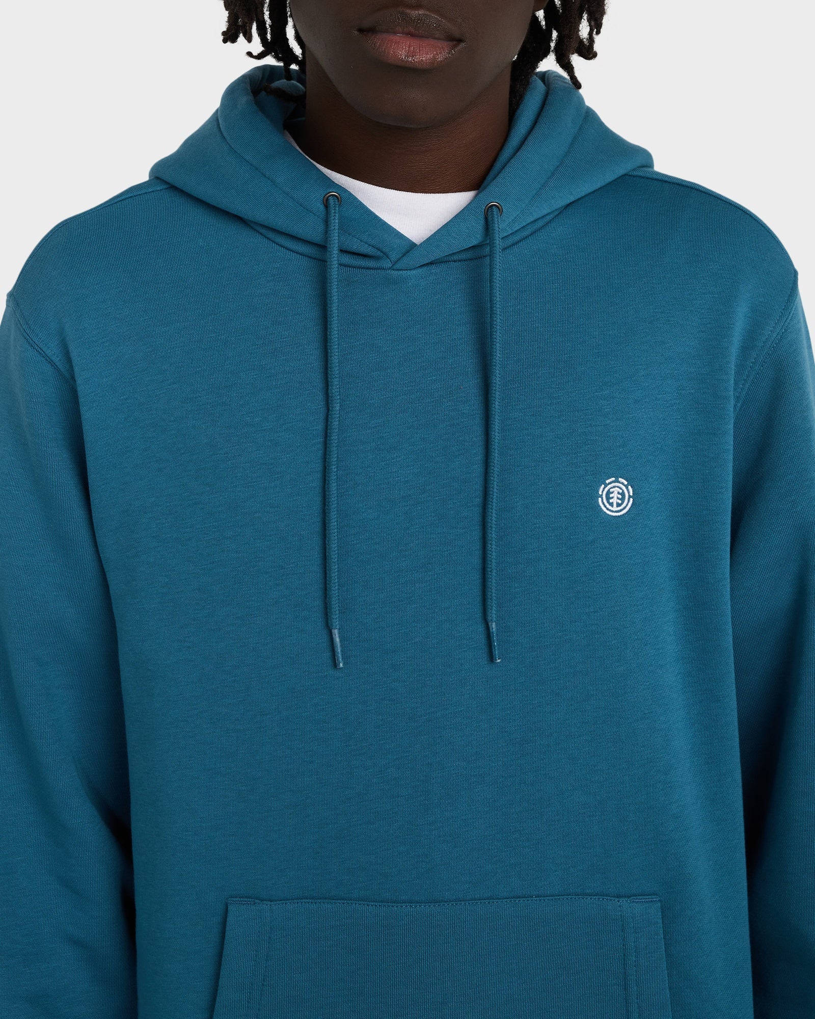 Mens Icon Embroidery Pullover Hoodie