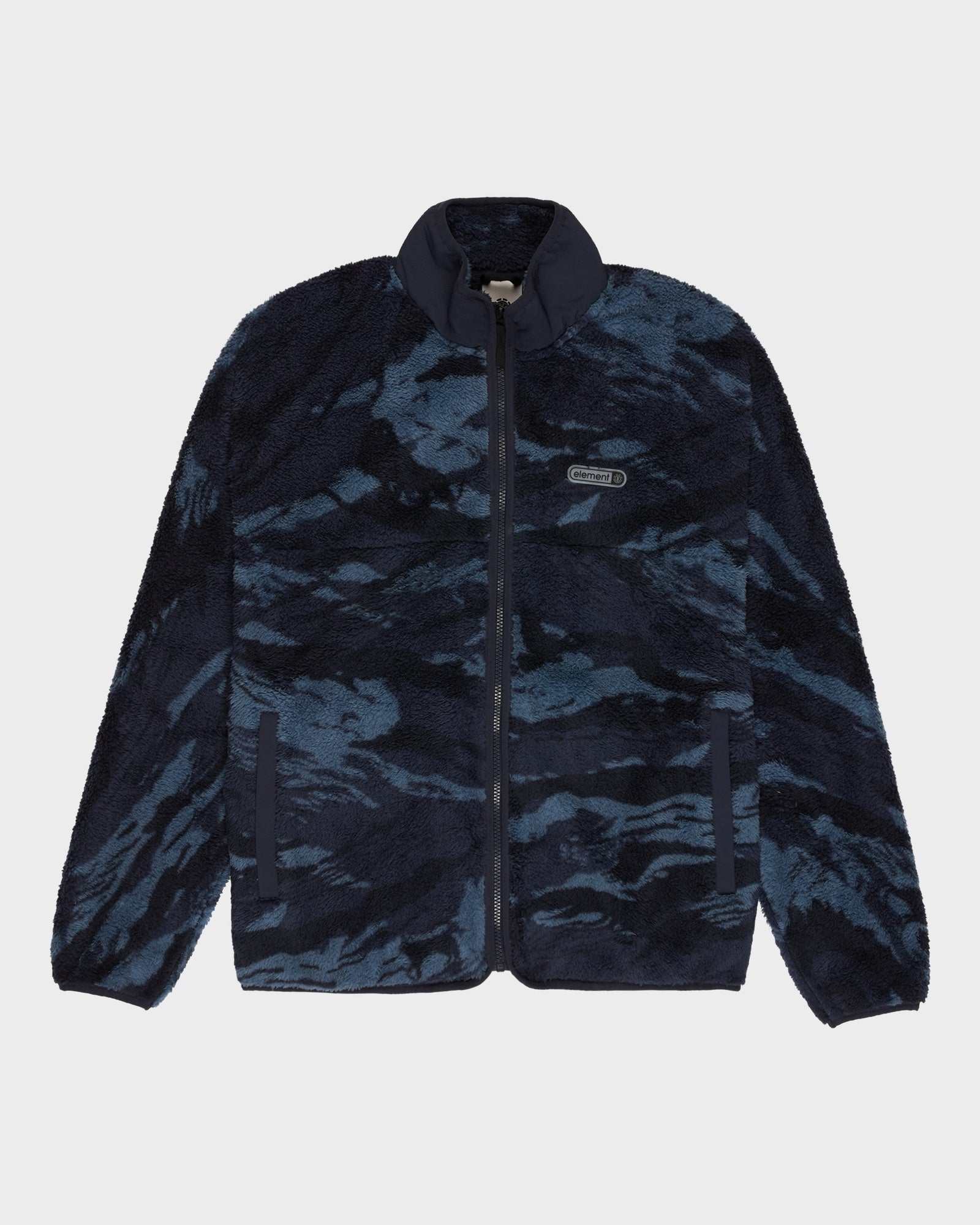 Mens Classic Zip Up Sherpa Fleece Jacket