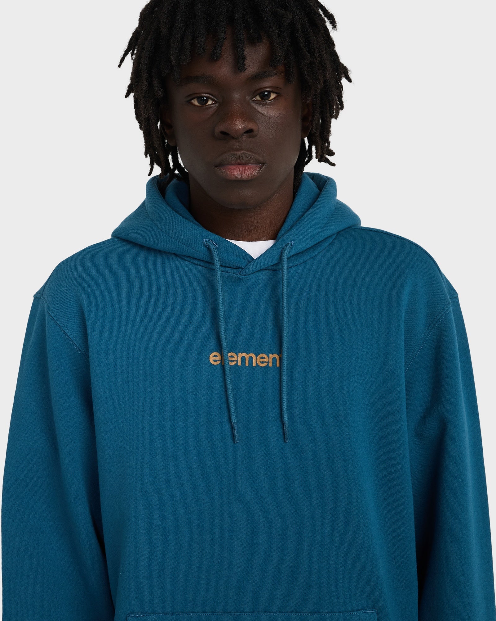 Mens Lowcase Back Print Pullover Hoodie