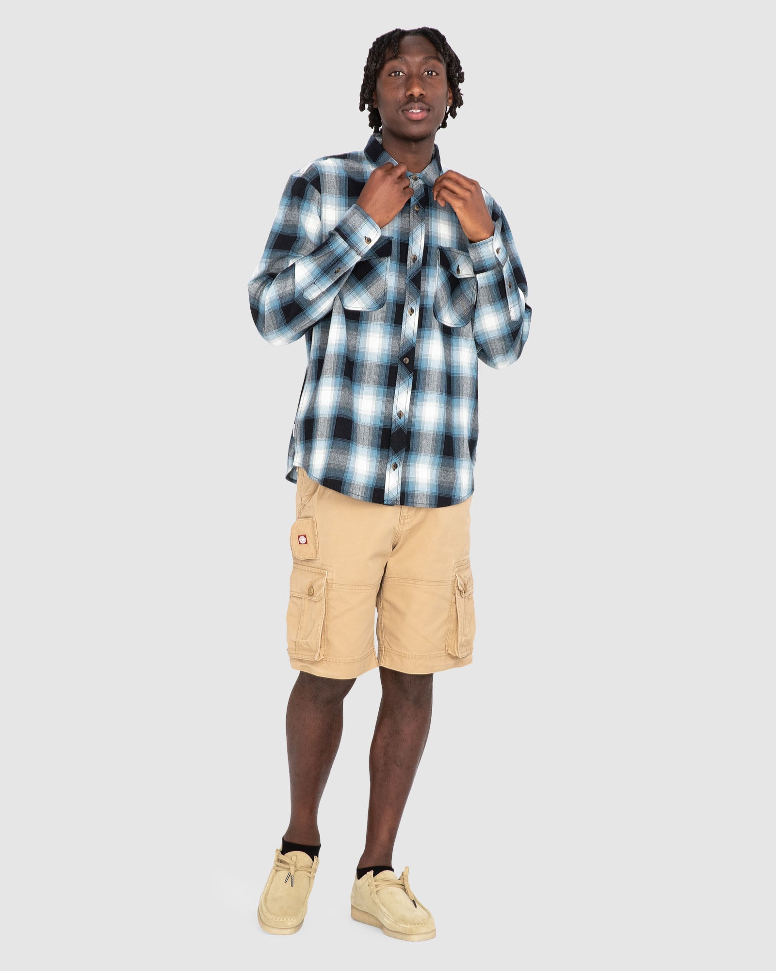 Mens Tacoma Classic Long Sleeve Flannel Shirt
