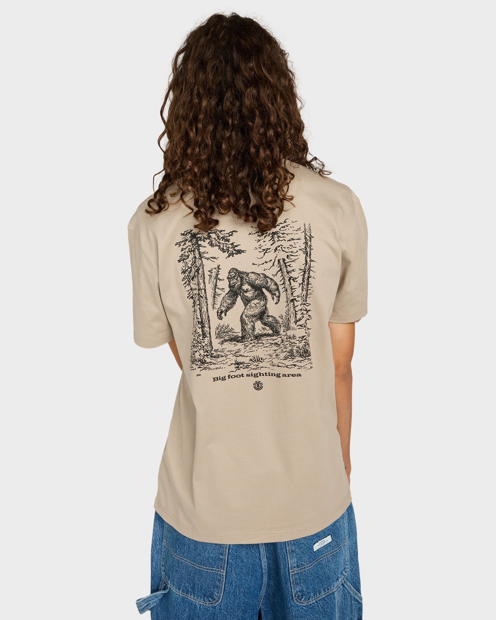 Mens Bigfoot Walking T-Shirt