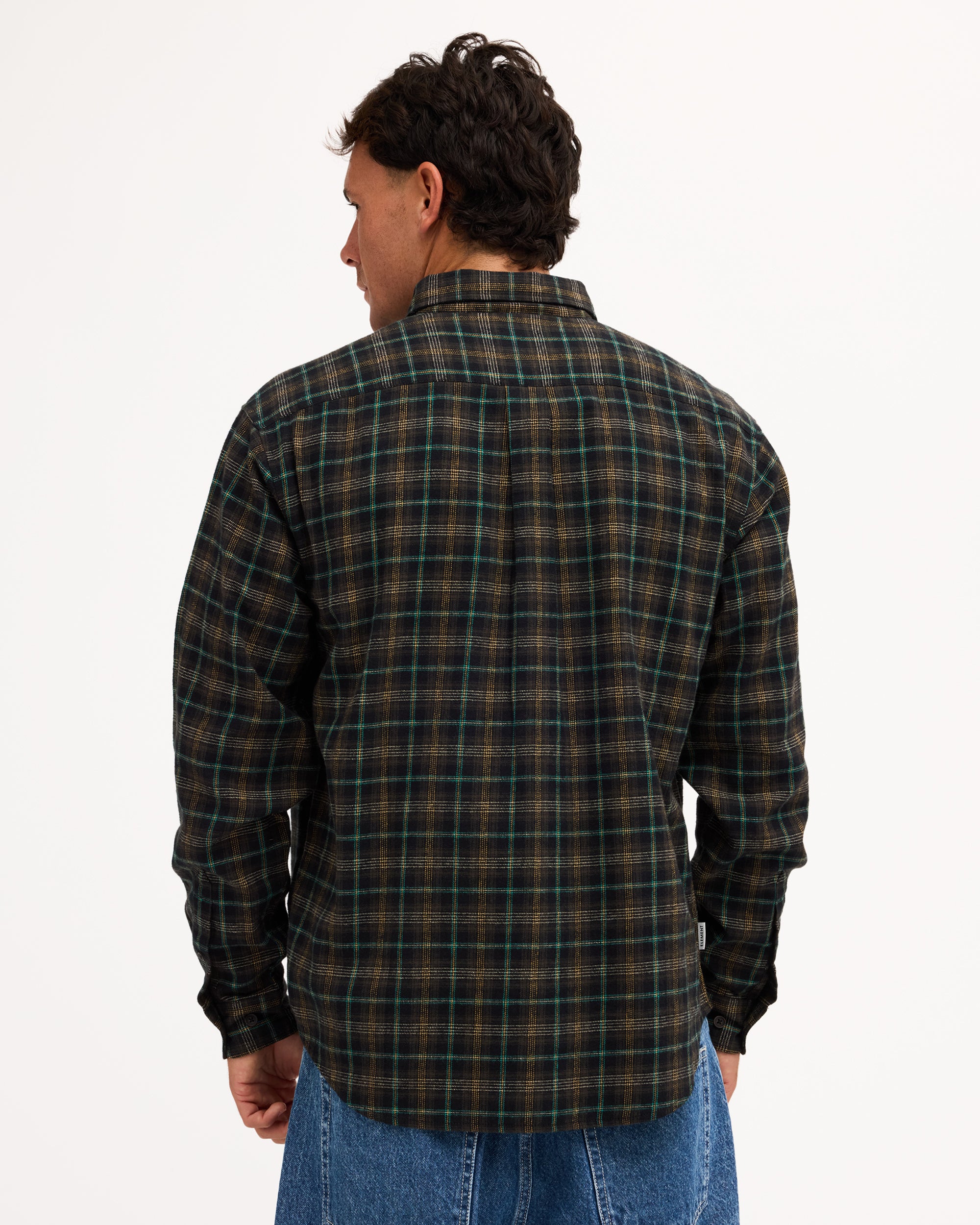 Mens Benson Long Sleeve Flannel Shirt